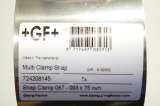 GEORG FISCHER 724208145 87x93x75mm +GF+ Rohrschelle  Multi Clamp Snap 
