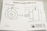 PLACID INDUSTRIES B7-24-1ME 80233391/100 24V 9.515mm 50.8mm Magnetpulverbremse  