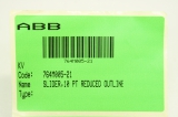 ABB TAMSHELL 764M005-21 59691-04 10 Slider 10 PT Reduced outline OVP