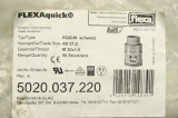 12x FLEXAQUICK 5020.037.220 M20x1.5 Schwarz Kabelverschraubung OVP
