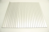 Industrielle Silber 480x425mm Lamellenabdeckung Lamellen Jalousie Rollo 