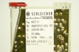 SCHLEICHER KZT11 11 220V 15-300s 500W 250V 6A 06019217-373 127 Zeitrelais OVP