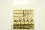 TELEMECANIQUE RHK41 24V 4 0.1-300s 50-60Hz 5A 250V Relay Relais Mit Sockel 