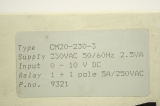C-MAC CM20-230-3 CM202303 230VAC 0-10VDC 1 5A Füllstand Grenzschalter Limit 
