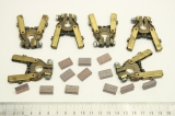 6x KK599B Kran Crane Kohlebürsten Halter für Schleifringkörper Schleifring 
