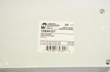 HAMMOND MANUFACTURING 1554KGY 6,3x3,54 0.27kg ABS Kunststoffgehäuse OVP