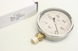 254000 12199021  100mm -1-0 1/2 1.6 gefüllt  Manometer OVP