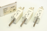 3x SIEMENS 3NA3136 160A 500V NH1 3NA3 136 NH Sicherungseinsatz OVP