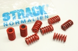 8x STRACK 1266713 00003167 16mm 25mm Druckfeder feder OVP