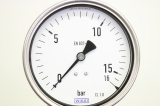 WIKA 9041648 21076230 212.20.100 16 G1/2B 1-15bar 100mm Manometer OVP