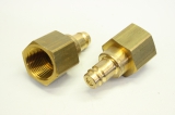 2x SW32mm 13mm 15mm 23mm Schnellkupplung Messing  
