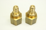 2x SW32mm 13mm 15mm 23mm Schnellkupplung Messing  