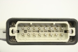 HARTING H16-M H16M 16A 16-polig 10A 600V 25-polig DB37 DB25 Stecker D-Sub 
