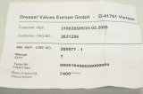 DRESSER 205877-1 2631295 7400 Valve 