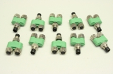 10x PHOENIX CONTACT SAC-3P-M M12 4-polig 1696222 Sensor Kabel Y-Verteiler Buchse 