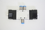 FESTO CPE10-M1-BH-5J-QS-6 196877 & 2x Leitung Wege Elektro Magnetventil  