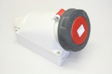MENNEKES 136A 63A 400V 6h IP44 Stecker Kupplung Wanddose 