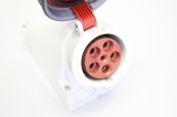 MENNEKES 136A 63A 400V 6h IP44 Stecker Kupplung Wanddose 