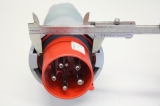 MENNEKES 3325 63A 6h 3P 380-415V IP67 Stecker Kupplung 