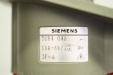 3x SIEMENS 16A-6H 5UR4 046 16A 3P 380-415V 6h Stecker Kupplung Wandsteckdose 