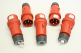 5x MENNEKES 13510 16A 3P IP54 200/346V 240/415V 6h Stecker Kupplung 