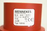 5x MENNEKES 13510 16A 3P IP54 200/346V 240/415V 6h Stecker Kupplung 