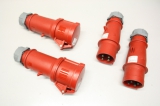 4x MENNEKES 264 126 32A 3P 6h 380-415V IP44 Typ 204 Stecker Kupplung Set 