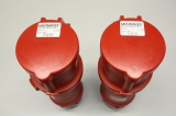 4x MENNEKES 264 126 32A 3P 6h 380-415V IP44 Typ 204 Stecker Kupplung Set 