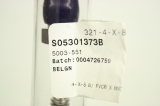 SWAGELOK S04804350B 321-4-X-8FMR 4-X-8 Edelstahlummantelter Schlauch OVP