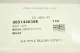 SWAGELOK SS-4BN-K1 S05144639B 1 11 Ventil Bellow Valve OVP