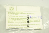NUPRO 80-197-037 27573 150 SS-4BK-K5 3-7-89 DSC  ADAPTR STEM 4 BK VALVE SST OVP