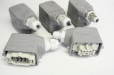 5x HARTING 09330062601 6 6A 500V 4kV 3 19 03 006 Industriesteckverbinder