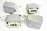 4x HARTING 09330062601 6 Polig Industriesteckverbinder Buchseneinsatz Gehäuse