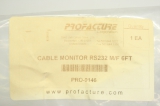 PROFACTURE PRO-0146 71183 RS232 6FT 25P for Tegal CABLE MONITOR RS232 M/F 6FT 