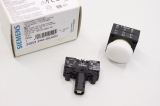 SIEMENS 3SB3 244 6AA60 Ø22mm WEISS Lampe Leuchtmelder 3SB3244-6AA60
