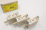 3x SIBA NH000 100A 500V 2000013.100EL NH Sicherungseinsatz 4028854019401