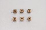 6x KOLBUS Messingblöcke Ø 0,4cm Ersatzteil 00237232