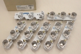 7x SIEMENS 5SF6 014 DIAZED 25A 3P Sicherung Reitersicherungssockel 5SF6014