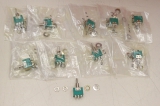 10x FEME ON-OFF-Wippe  3A 250V  M3 C 1T Kippschalter Wippschalter M3-C-1T