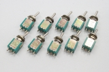 10x FEME Wippe  3A 250V  Kippschalter Wippschalter M1