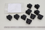 10x MOUSER ELECTRONICS  15A 250V Anschluss Gerätestecker 11042019 OVP