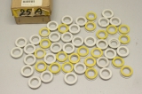 50x  Sicherung D-Ring Passeinsatz 25A Id=14,5mm 25-2511 OVP