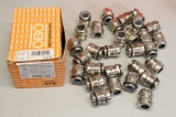 30x OBO BETTERMANN Kabelverschraubung, , M25,Messing 2086036 