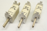 3x WEBER Sicherungseinsatz 50A 500V 120kA 50AKTF  NH1