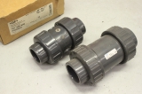 2x 161360405 D40DN32 PN16 d40 DN32 Kugelrückschlagventil Check Valve OVP