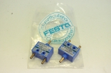 2x FESTO 683 OS-PK-3 OR gate Oder Glied OS-PK-3 OVP