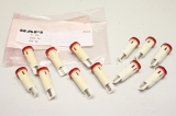 12x RAFI 1.69507.117/1301 ROT 10mm Lampe Indikator signalleuchte  OVP