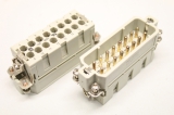 2x HARTING HAN 16AM 10A 600V Stecker HAN16A-M