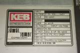 KEB Combivert 12.F0.R11-3429 6,6KVA 9,5A 4KW Frequenzumrichter 12F0.R11-3429