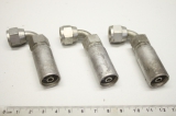 3x PARKER 13955-5-4 Hydraulische Kupplung Schlauchanschluss 90° 1395554